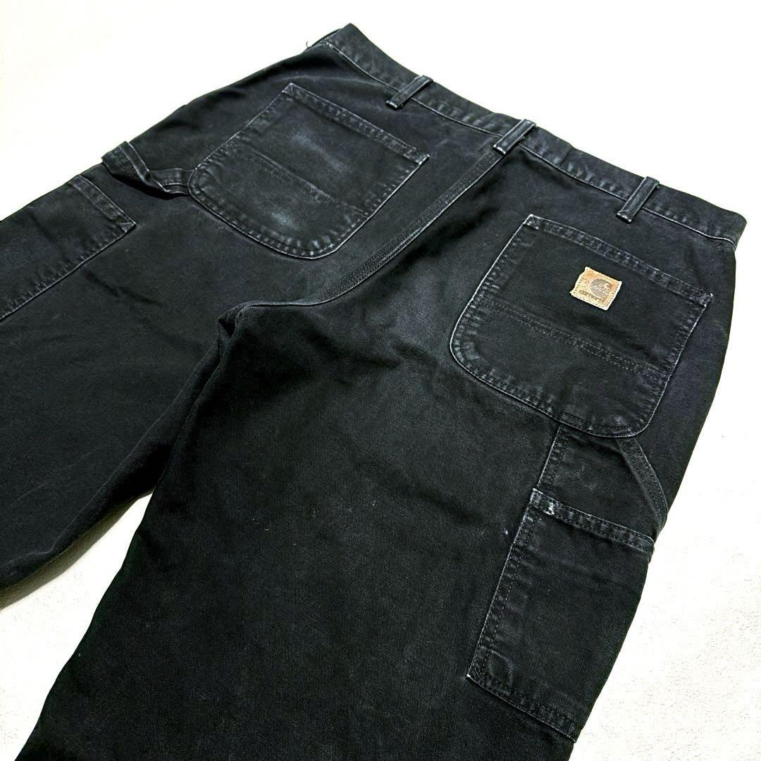 W36 黒 Carhartt カーハート ダック ペインターパンツ ニカラグア製