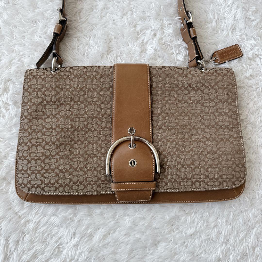 COACH コーチ ソーホー ワンショルダーバッグ シグネチャー スタッズ