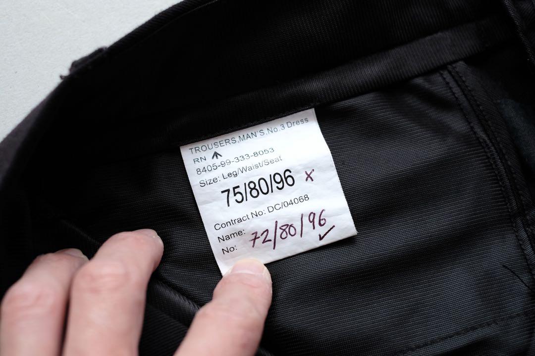  Navy No.3 イギリス軍 ドレストラウザー