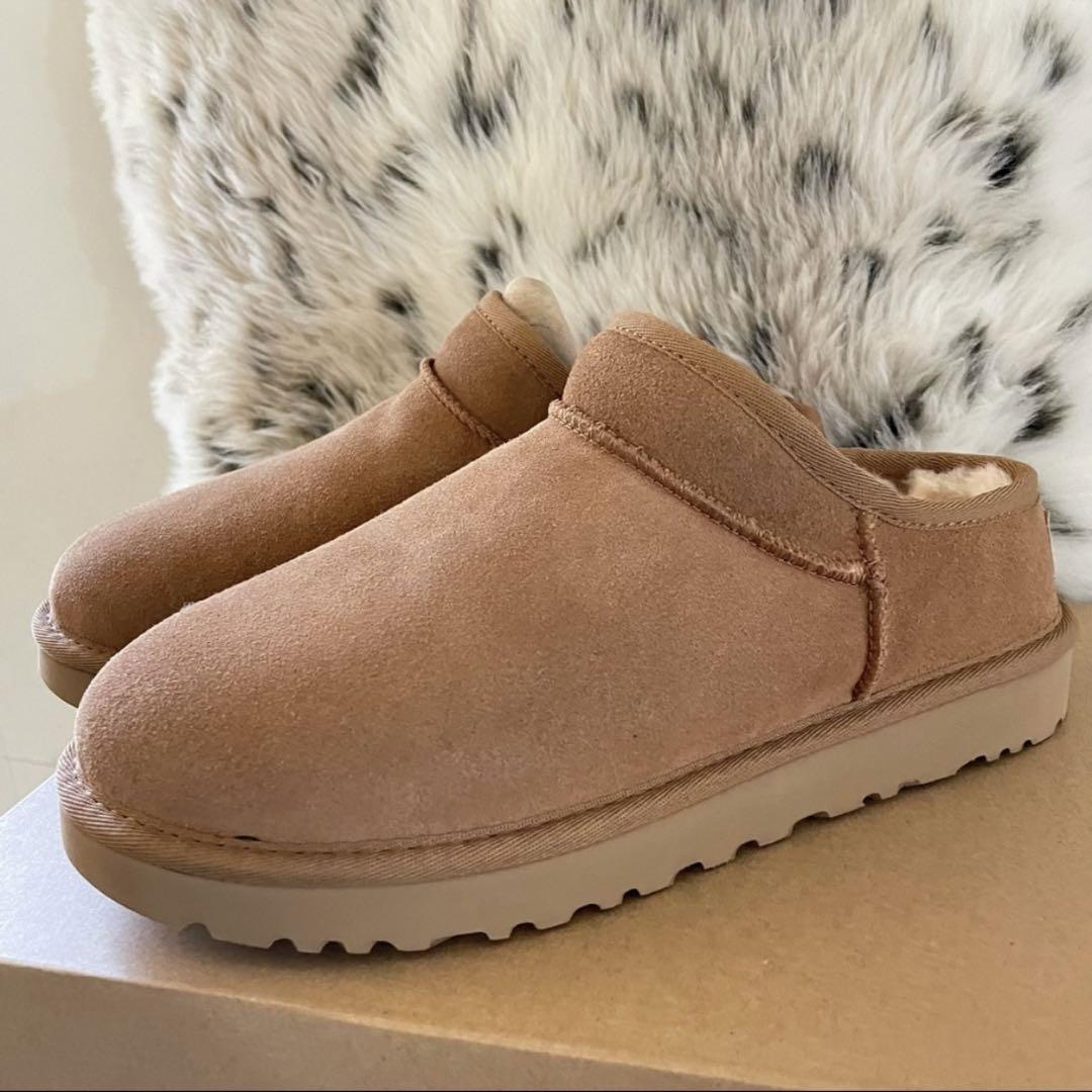 【新品】UGG アグ クラシックスリッパー チェスナット24cm 画像2