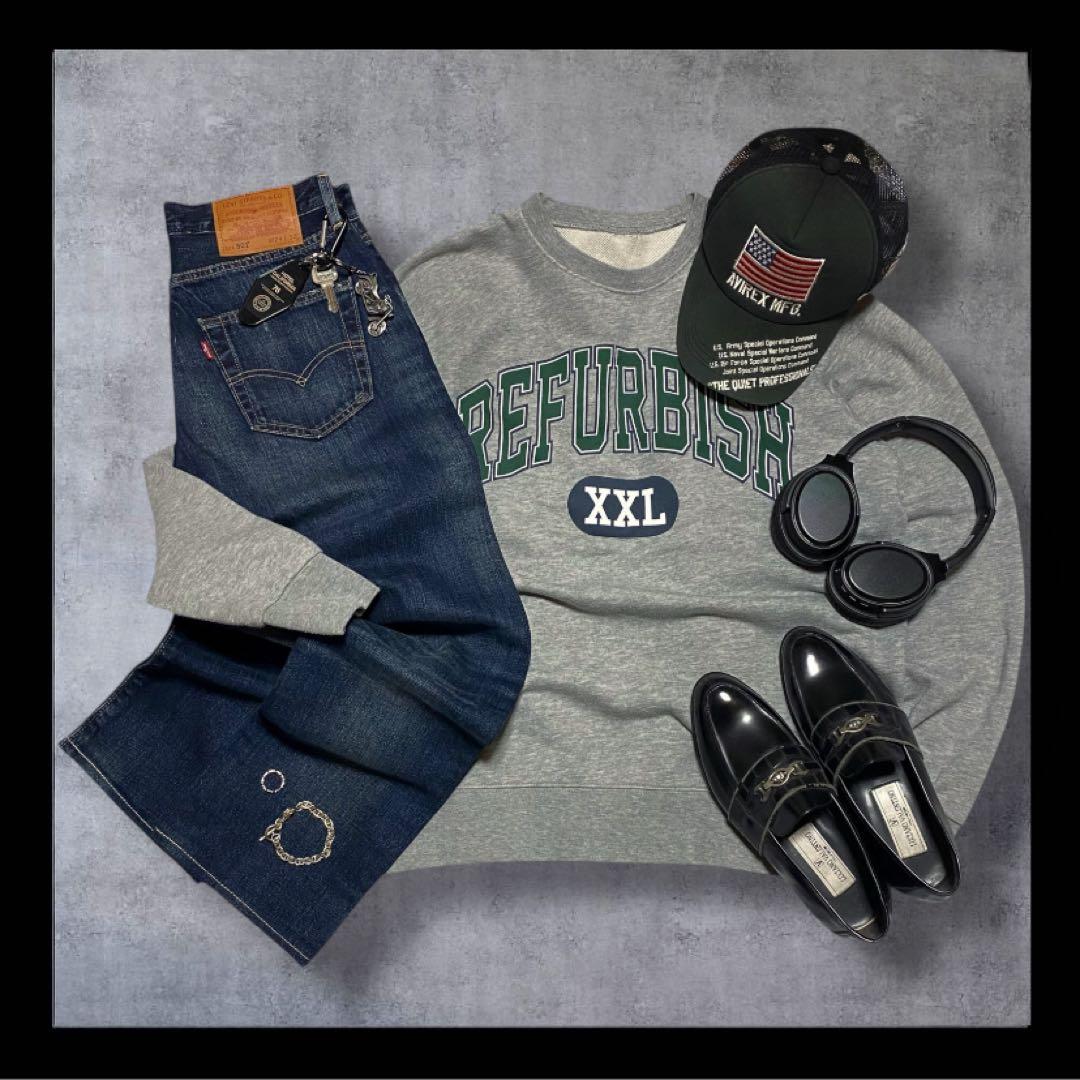 スウェット トレーナー アメカジ コーデ シティーボーイ c-boy styleM Levi s