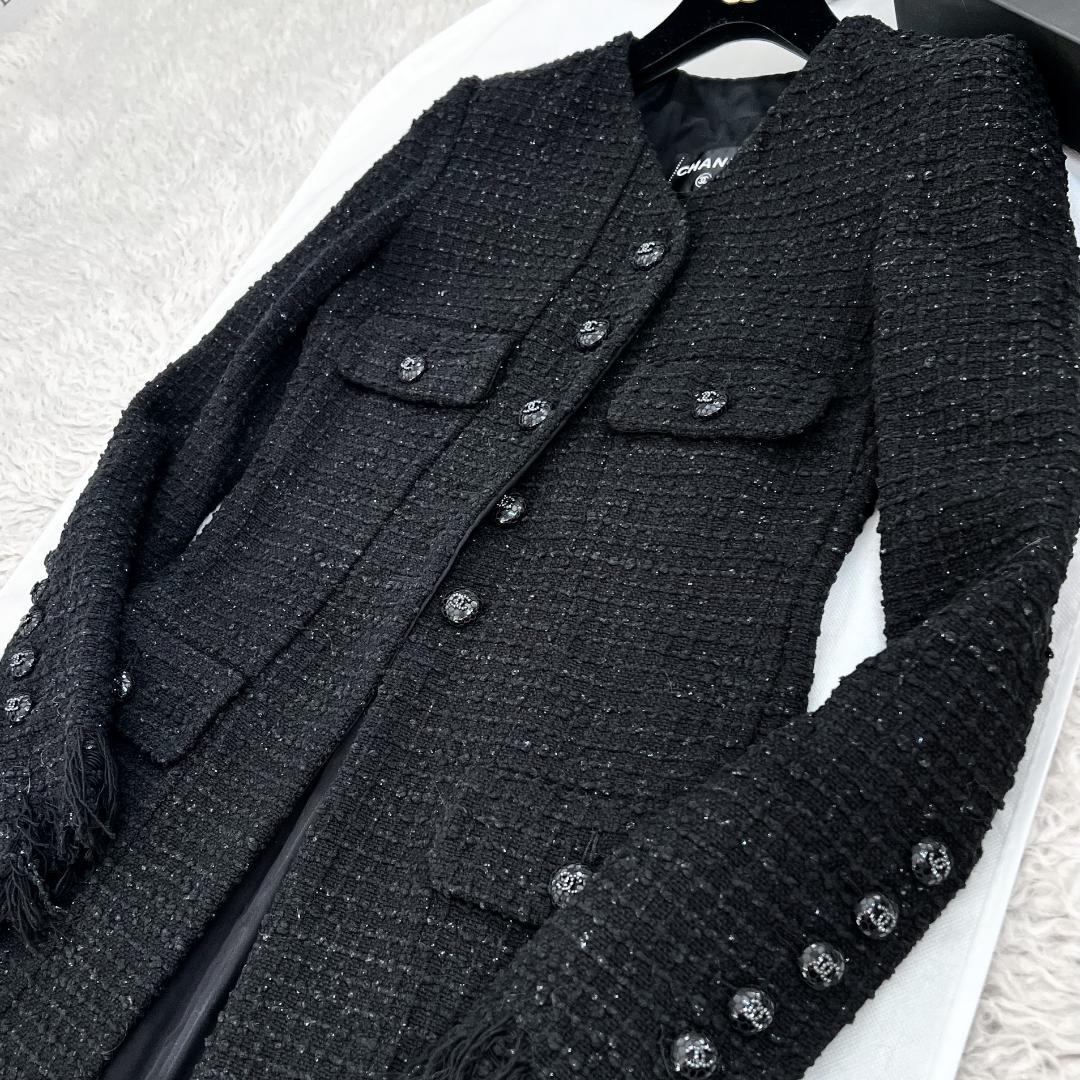 ★CHANEL★2022★極美品★COCO★ツイード★ロングジャケット★コート