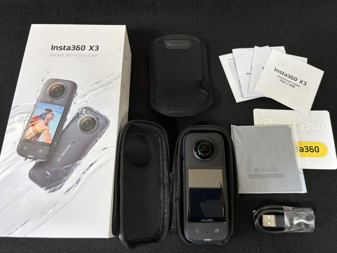 期間限定セール Insta360 X3 付属品多数 - メルカリ ビデオカメラ