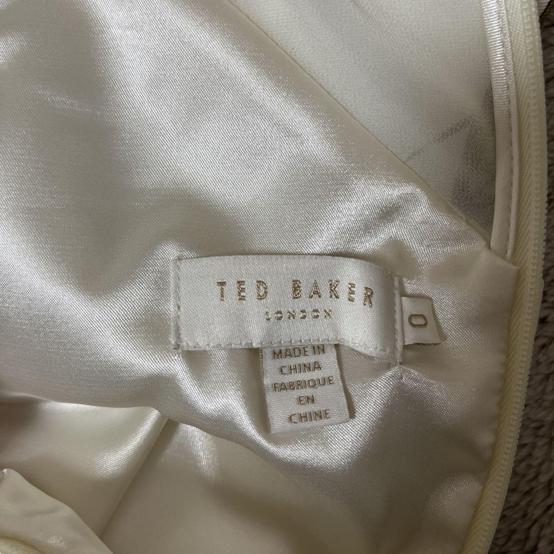TED BAKER フラワープリント Aラインドレス