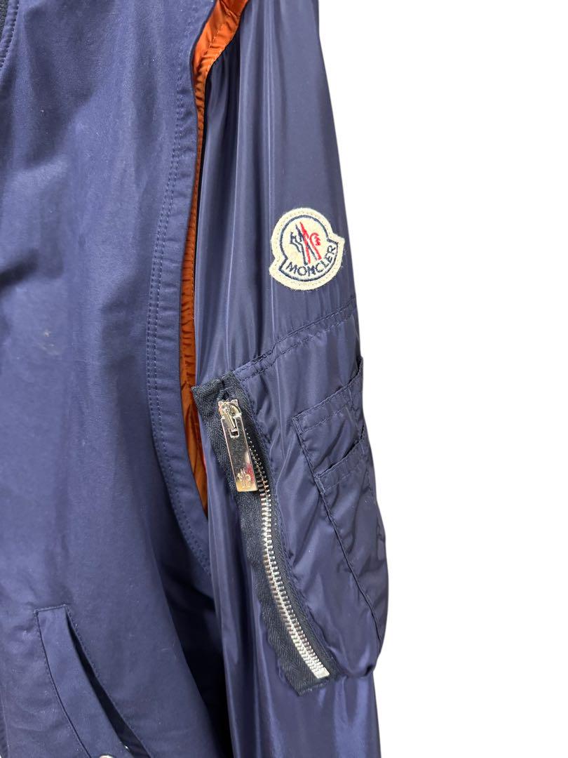 モンクレール MONTUSSAN NAVY コットン ナイロン ネイビー 3