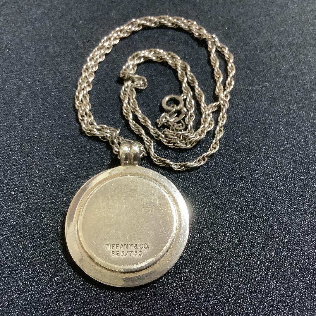 ✨極美品✨ティファニー セントクリストファー コイン コンビ ネックレス Tiffany & Co. - 極 美品 TIFFANY&Co. ティファニー セント