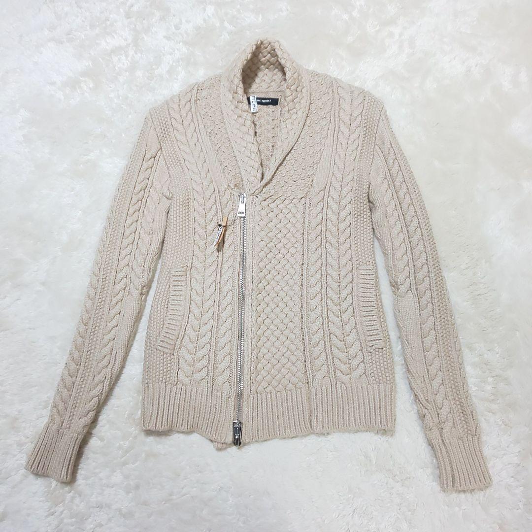 クリーニング済【美品】1piu1uguale3 LUIGE ニットジャケット クリーニング済【美品】1piu1uguale3 LUIGE ニットジャケット