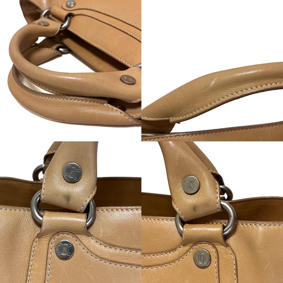 【大好評☆】CELINE レディース バッグ Natural CELINE セリーヌ ブギーバッグ ハンドバッグ レザー ナチュラル