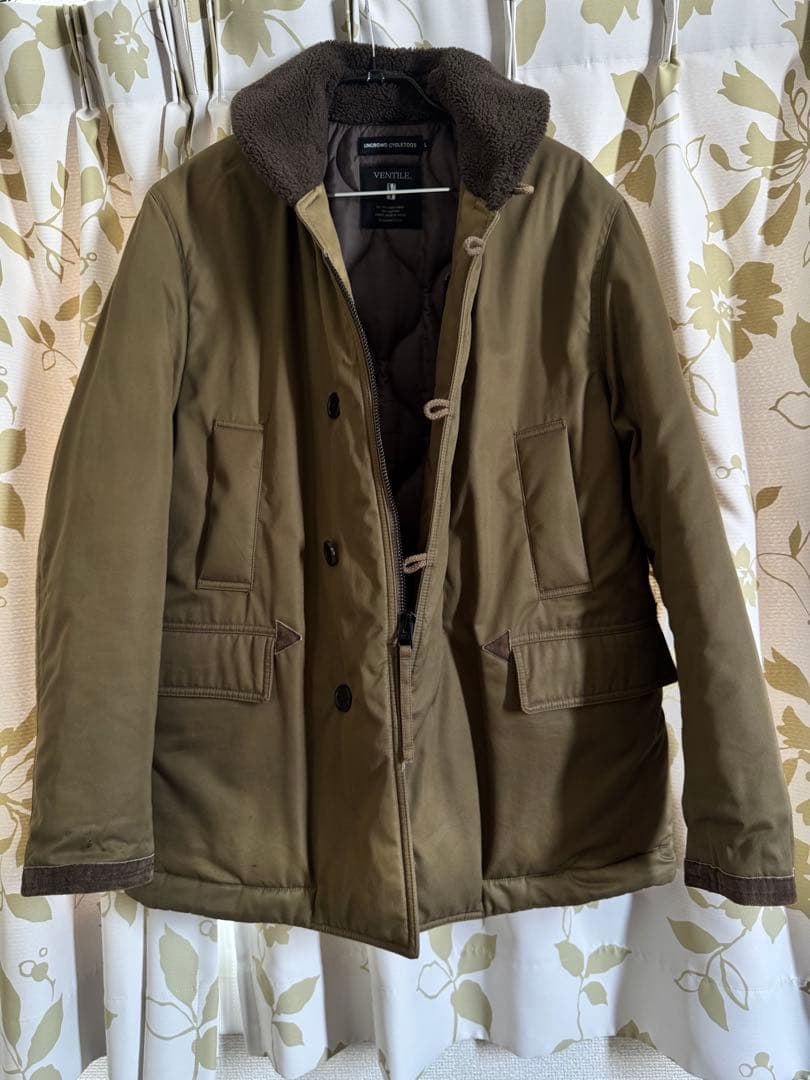 BLUCO⭐︎UNCROWD CYCLETOGSオリーブ色 フリース襟付ジャケット