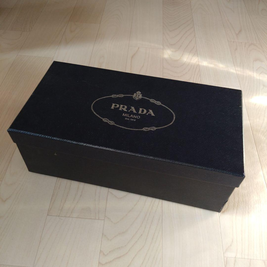 36.5 PRADA ブラック エナメルサンダル ミラノ