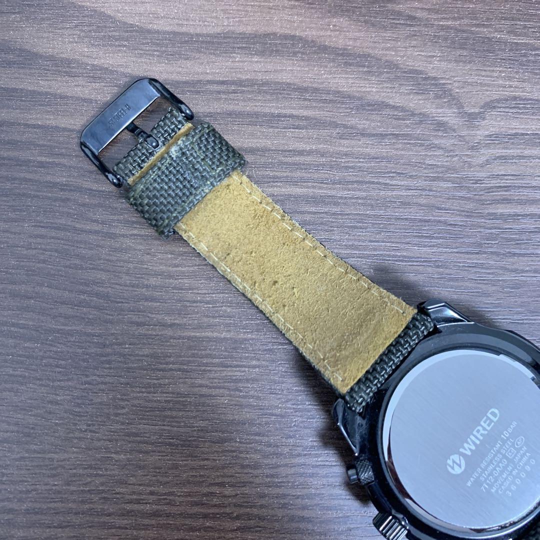 SEIKO WIRED セイコー ワイアード クロノグラフ 7T12-0AA0