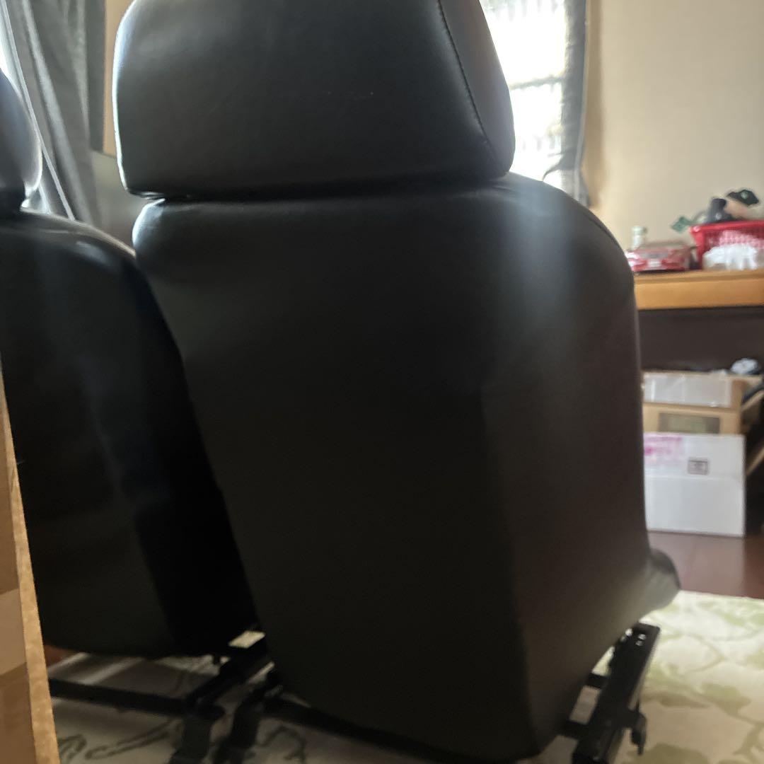 コブラ シート レザー 黒 スポーツシート 2脚セット