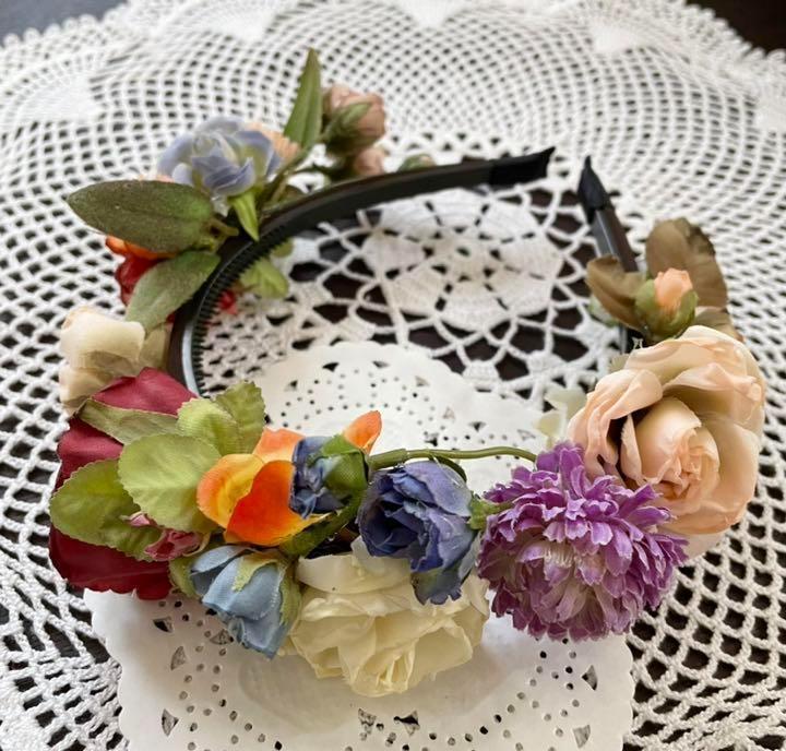 カチューシャ ヘアバンド 造花 ヘッドドレス