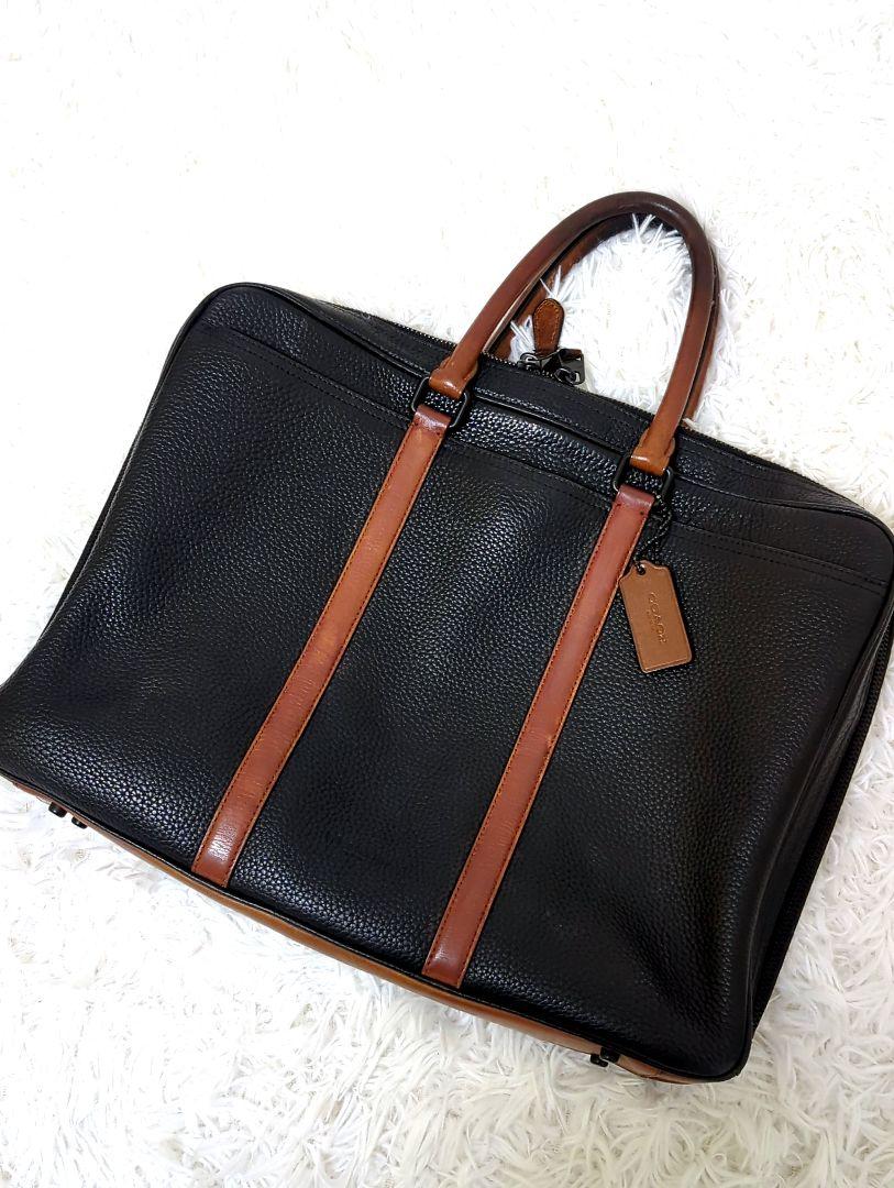 極美品　COACH A4 ブリーフケース メトロポリタン ショルダー末使カード付