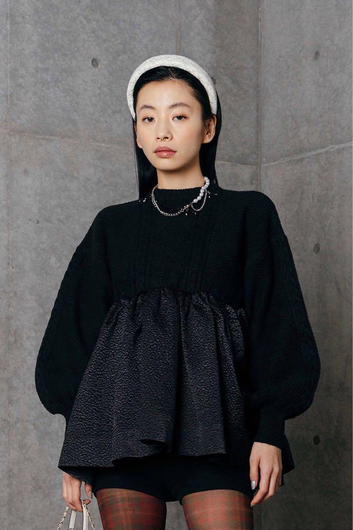 信頼も高い Bibiy. JUANA KNIT TOP ニット/セーター