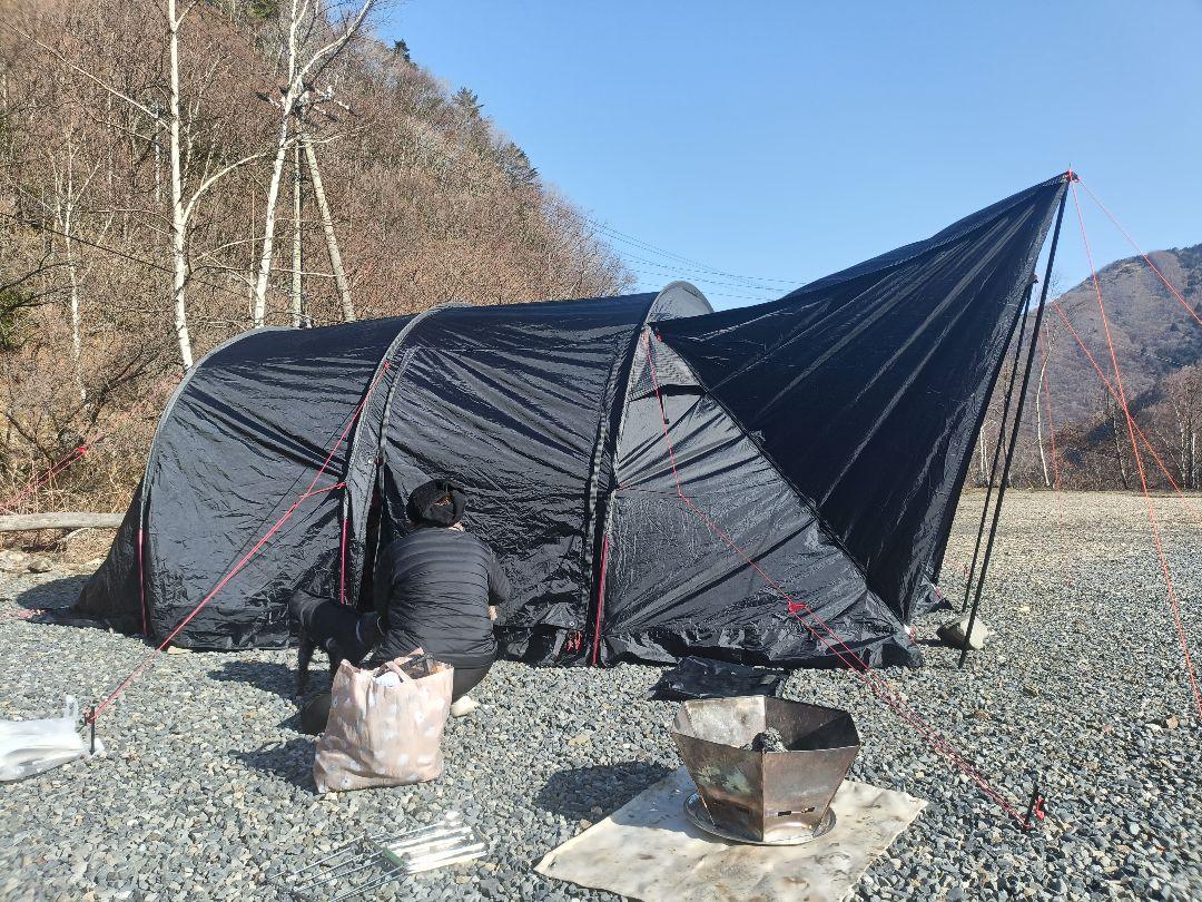TOMOUNT 2ルームトンネルテント 3〜4人用
