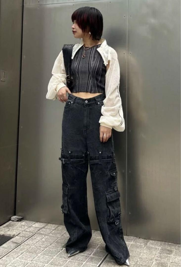 ✨未使用・タグ付き✨メゾンスペシャル　2WAYカーゴデニムパンツ