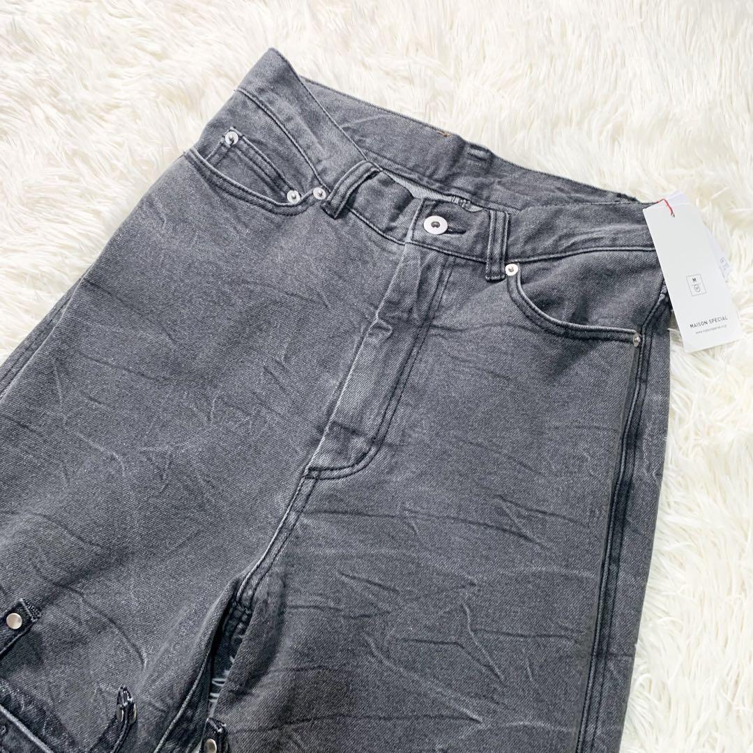✨未使用・タグ付き✨メゾンスペシャル　2WAYカーゴデニムパンツ