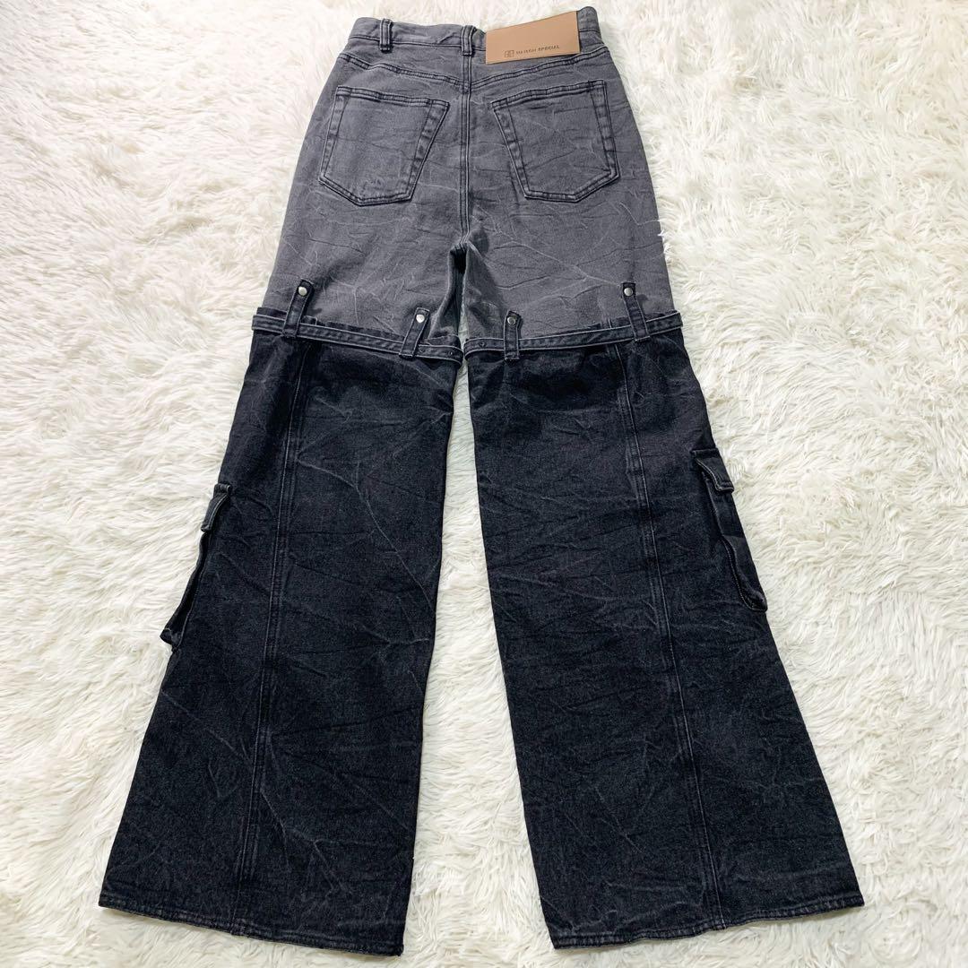 ✨未使用・タグ付き✨メゾンスペシャル　2WAYカーゴデニムパンツ