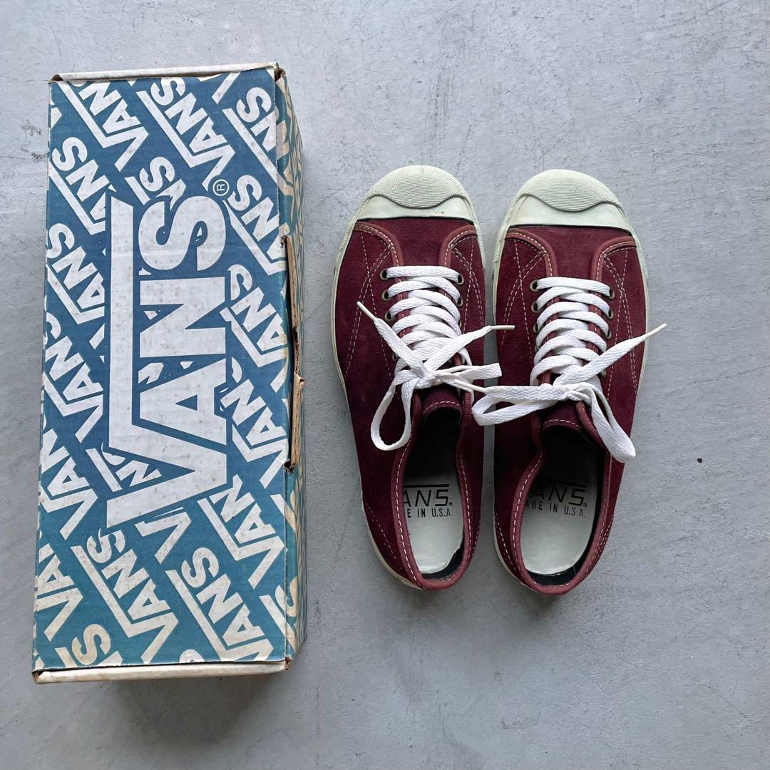 VANS/70s Plim Solls dead stock Burgundy