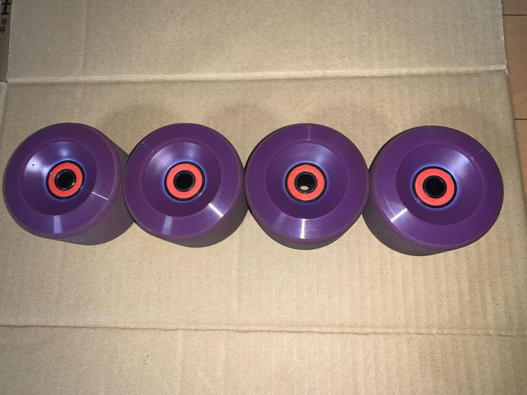 オランガタンファットフリー65mm83a ビルトインベアリング付き4個セット