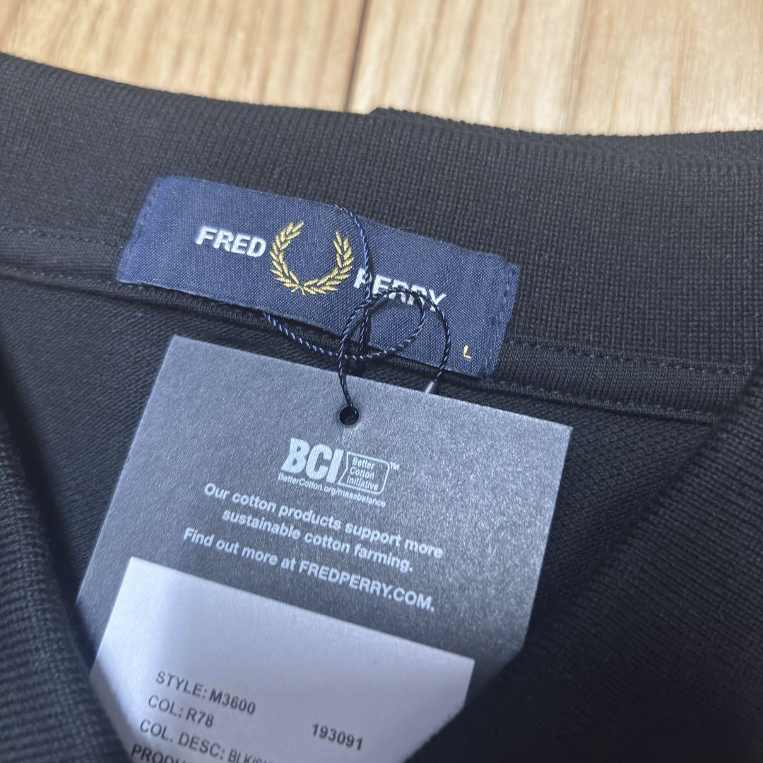 新品　未使用　FRED PERRY フレッドペリー　M3600 L ブラック