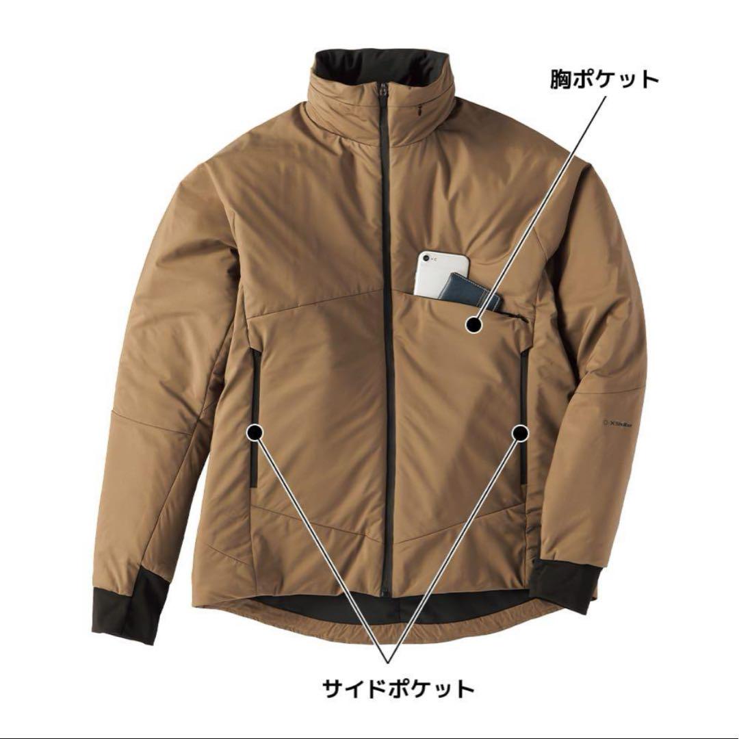 ワークマン エックスシェルター　断熱　ジャケット ブラック Mサイズ　新品　黒