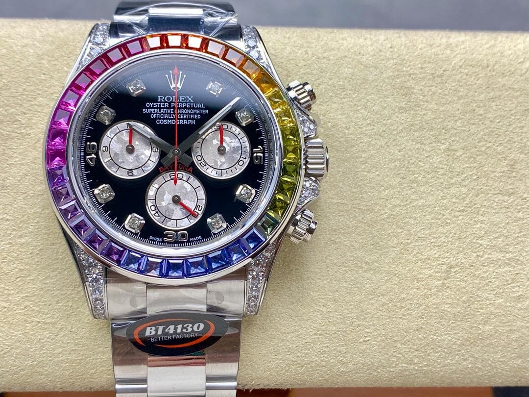 ROLEX デイトナ ブラックダイヤル サファイアベゼル