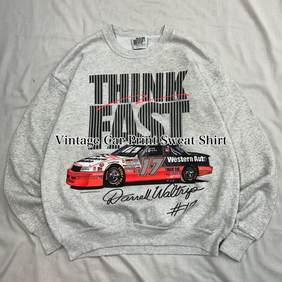 1990s vintage／スウェット トレーナー USA製 カー 車
