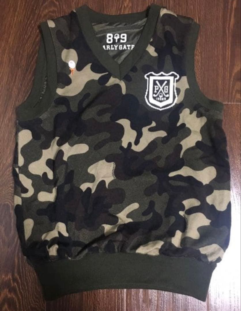 パーリーゲイツ 迷彩柄 ベスト サイズ 4M PEARLY GATES