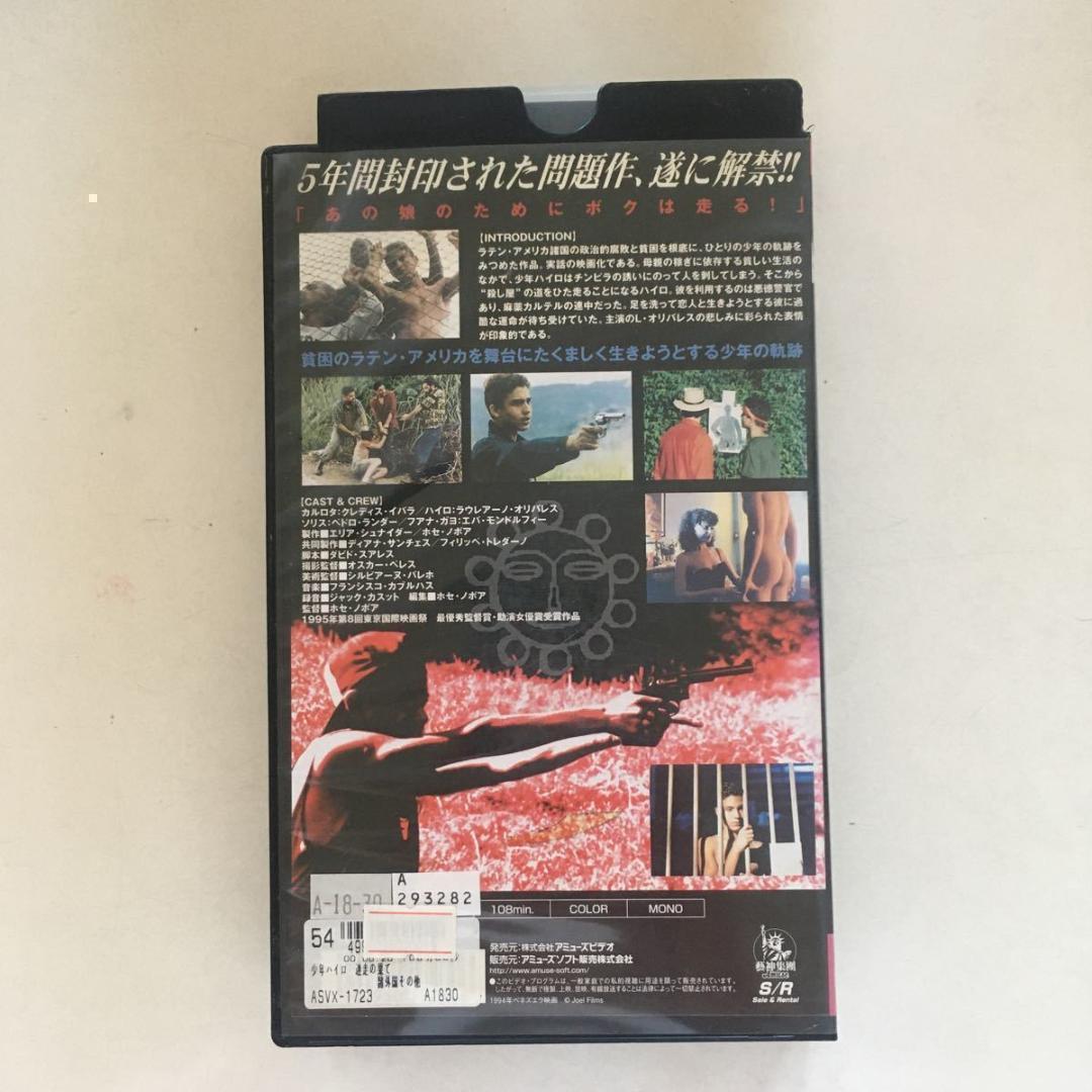 人気メーカー・ブランド 少年ハイロ〜迷走の果て〜(1994)VHS 洋画・外国映画