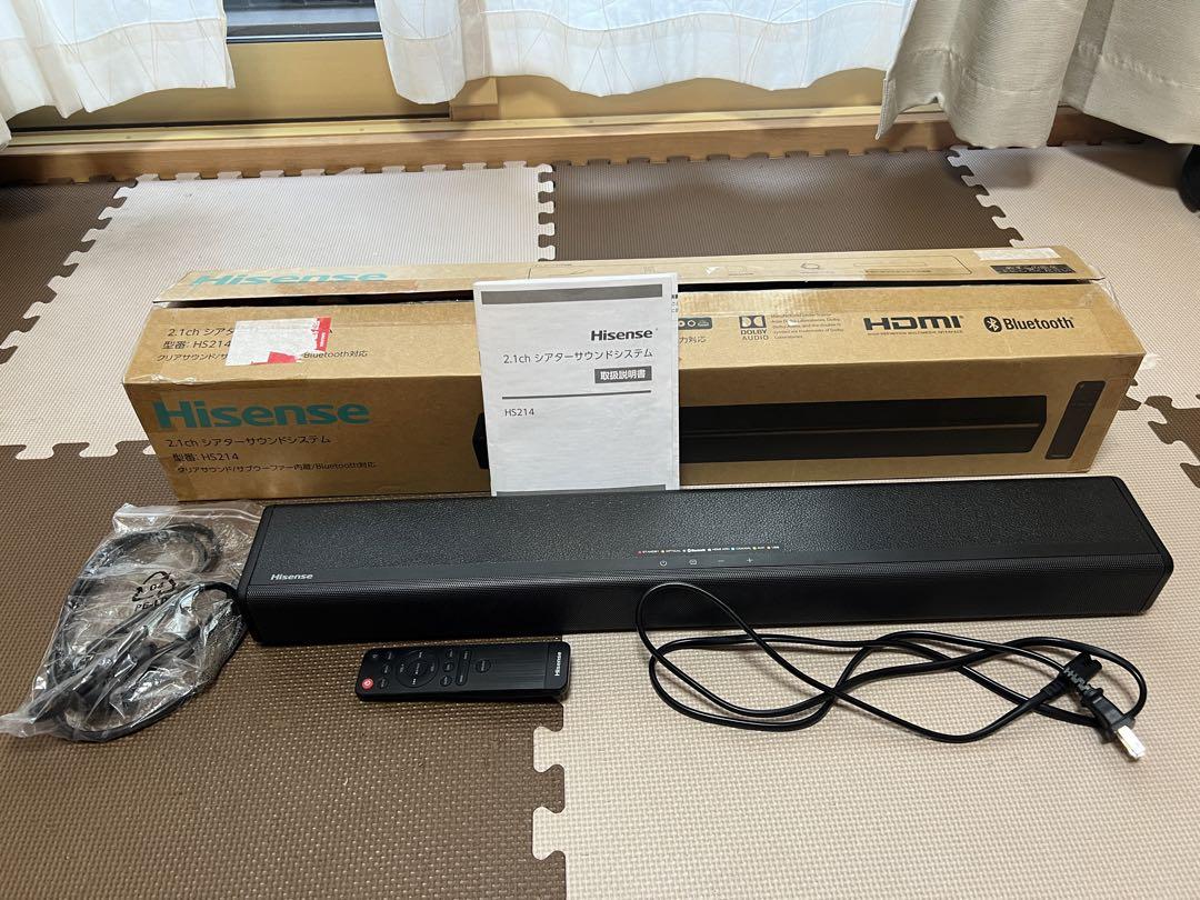 ハイセンス サウンドバー HISENSE HS214 BLACK