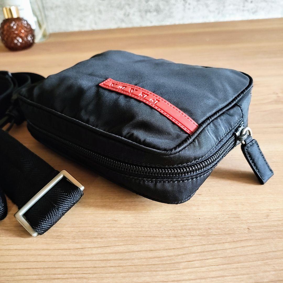 美品 プラダスポーツ 2way ウエストポーチ ポシェット レディース メンズ