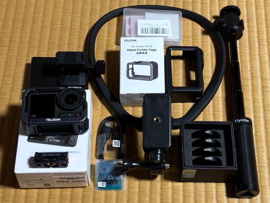 DJI Osmo Action 4 スタンダードコンボ ほぼ未使用