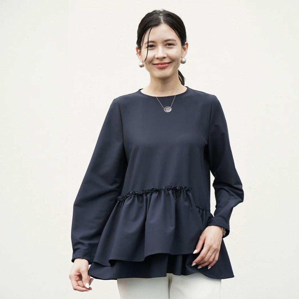 撥水イージーケア 定価25000円 極美品 VIRINA メロットブラウス