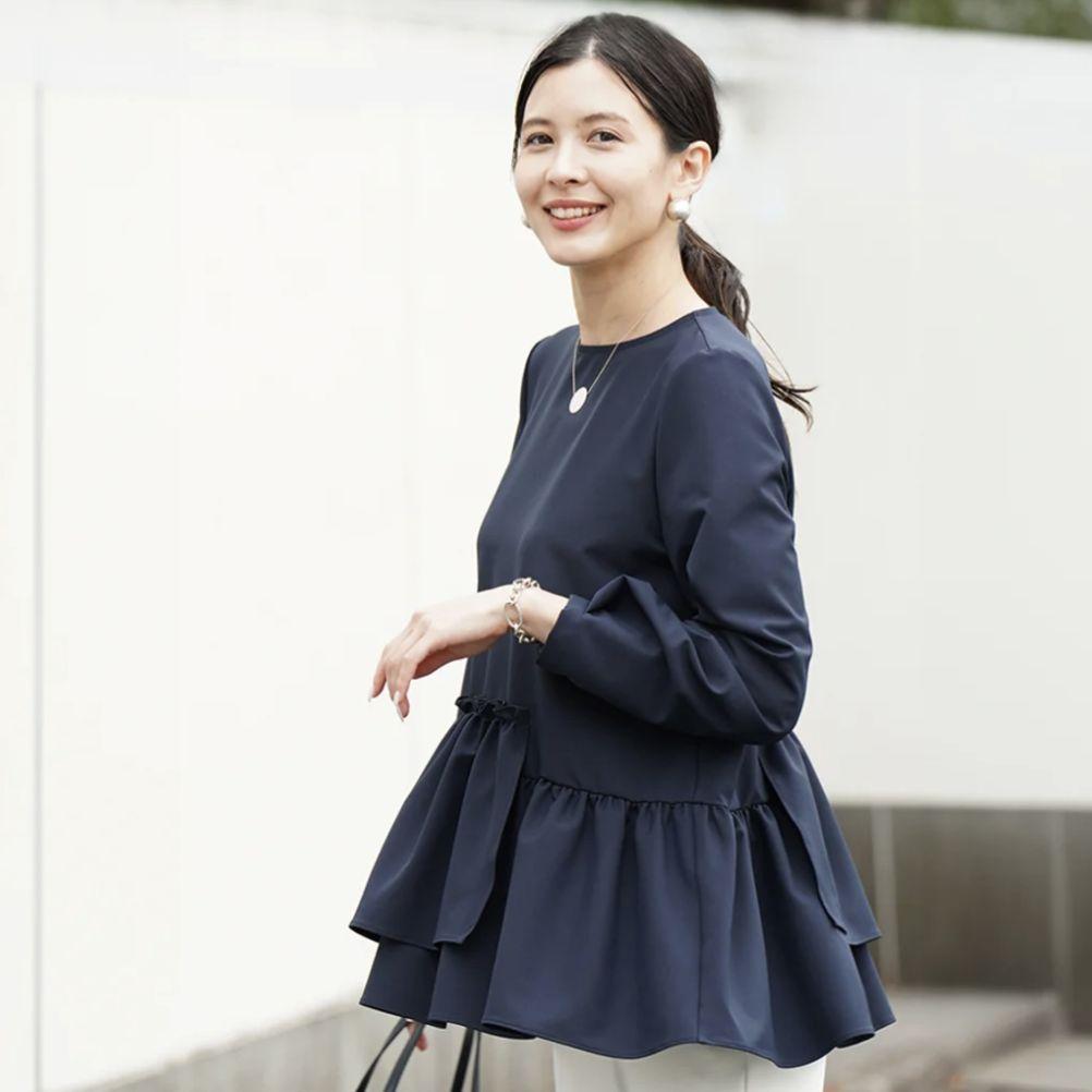 撥水イージーケア 定価25000円 極美品 VIRINA メロットブラウス