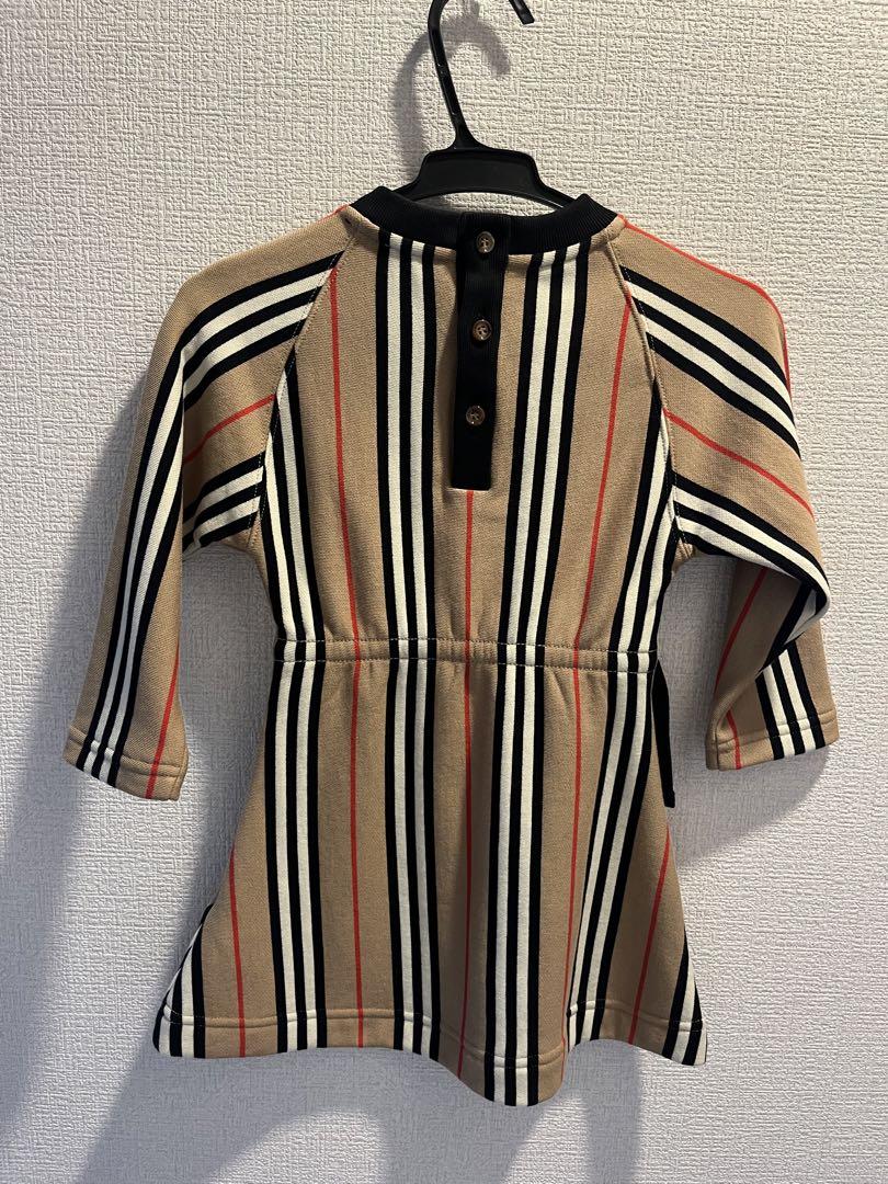 Burberry ストライプ柄 ワンピース 2Y 箱付き