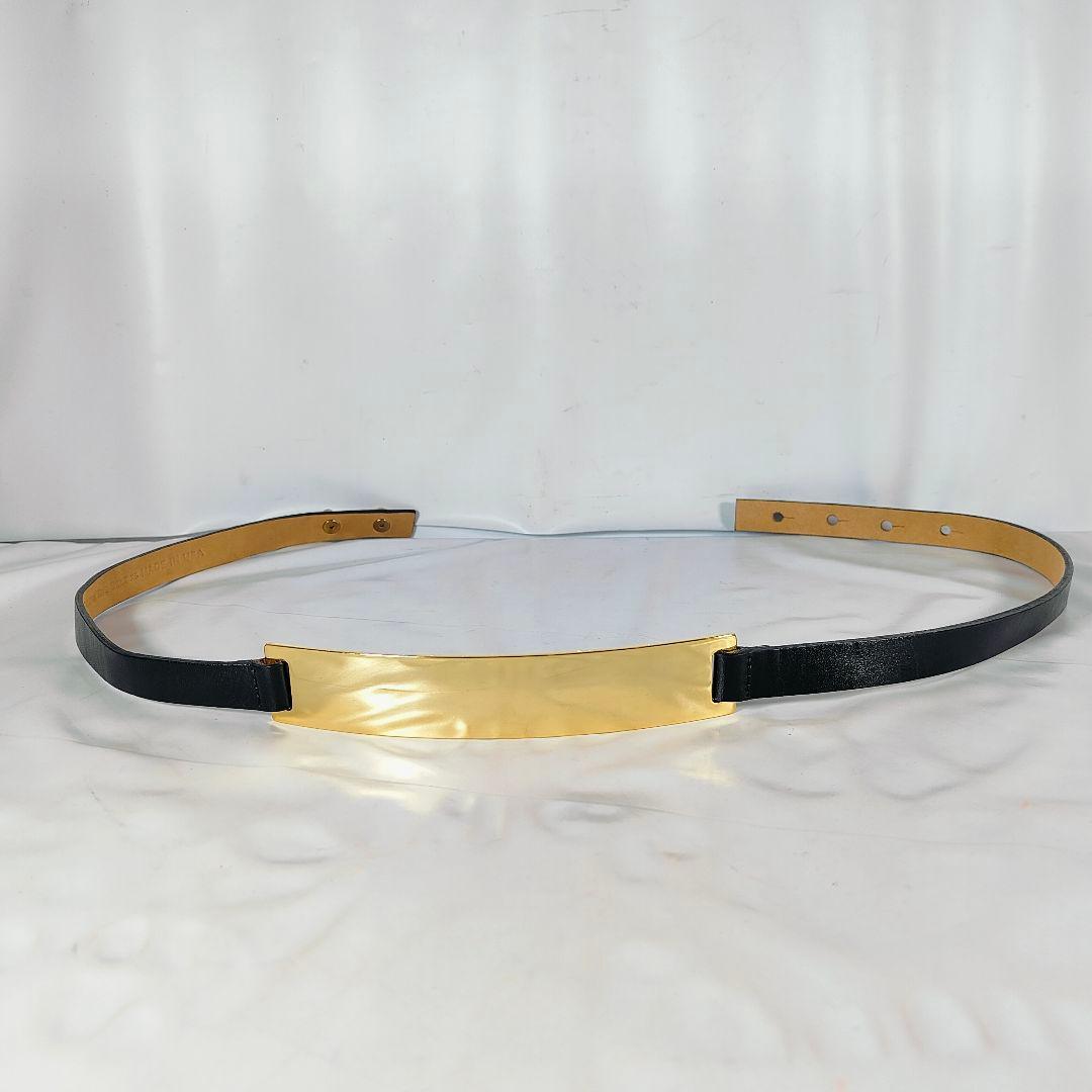 【極美品】B-LOW THE BELT USA 高級ゴールドプレートドレスベルト 【極美品】B-LOW THE BELT USA 高級ゴールドプレートドレスベルト