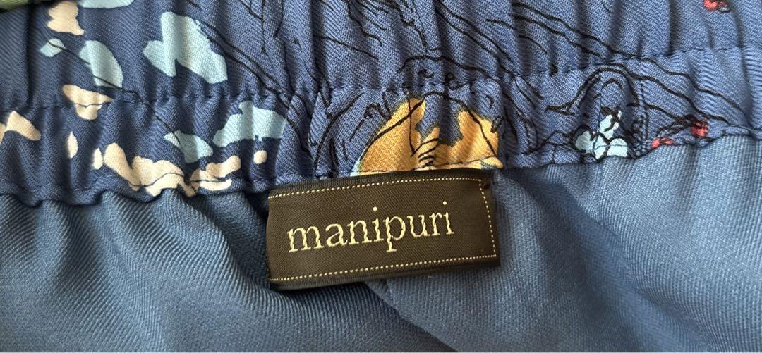 manipuri マニプリ ユナイテッドアローズ別注  スカーフプリント パンツ