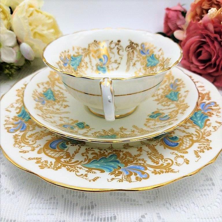素敵極美品 コウルドン 1950年代 トリオC カップ&ソーサー 英国
