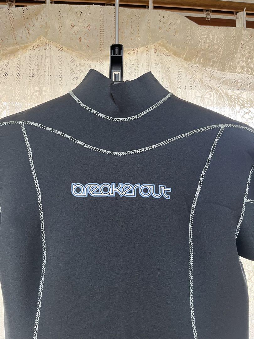 ァッション人気ブランドランキング BREAKEROUT(ブレーカーアウト)長袖タッパー 2mm レディースLサイズ サーフィン・ボディボード