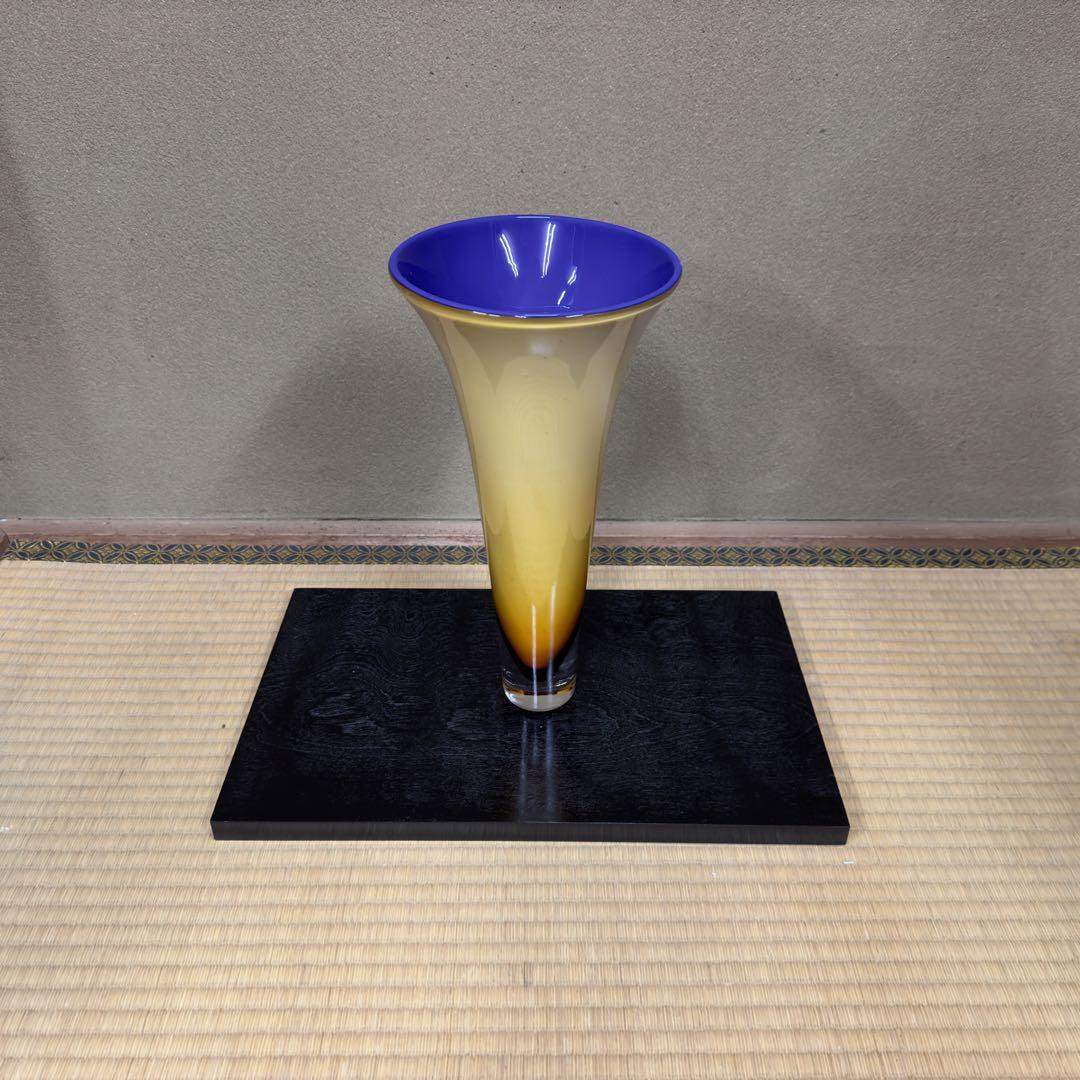 ガラス花器池坊