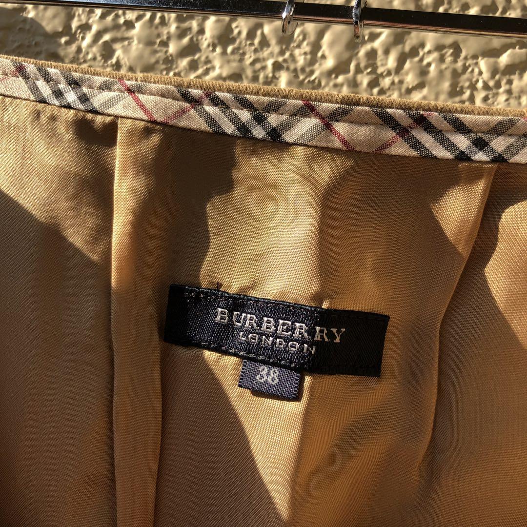 株)三陽商会 Burberry バーバリー 膝丈スカート 茶系