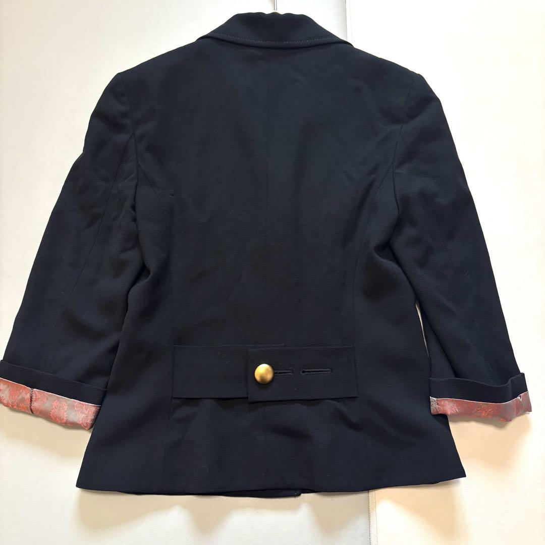【美品】DOLCE&GABBANAドルガバテーラードジャケット 総裏ペイズリー柄 美品】DOLCE&GABBANAドルガバテーラードジャケット 総裏