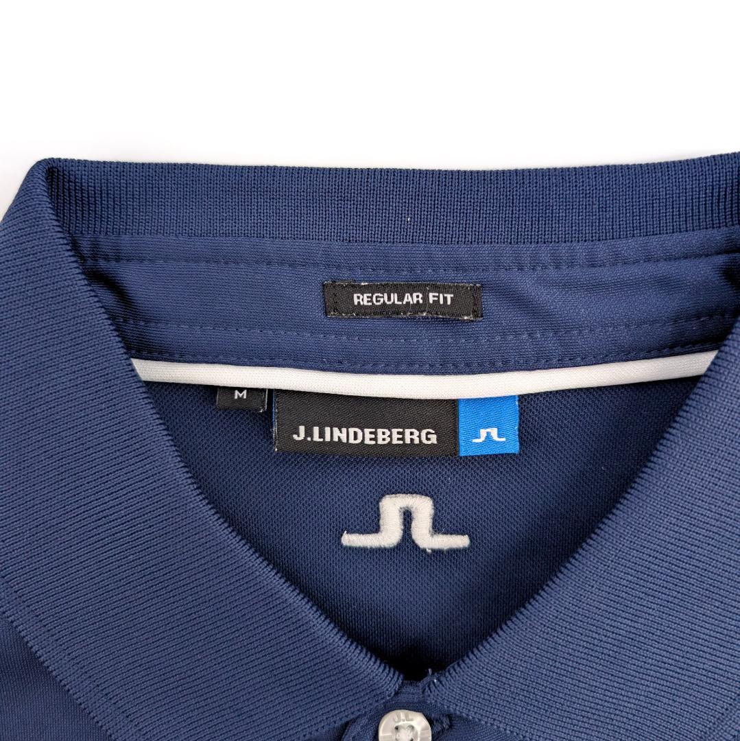 J.LINDEBERG ジェイリンドバーグ 半袖ポロシャツ ネイビー M