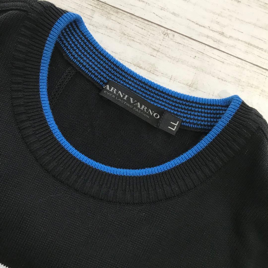 BARNI VARNO バーニーヴァーノ 半袖 サマーニットセーター 美品 LL