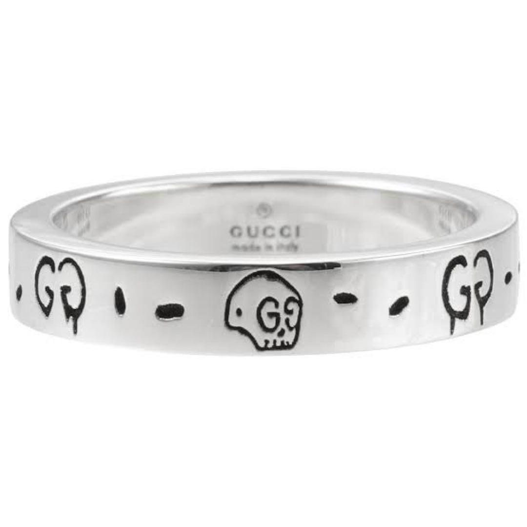 【ほぼ未使用】GUCCI ゴーストリング シルバー ペアセット（16号・17号）