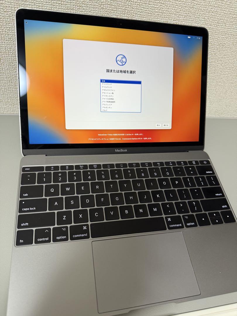 MacBook 12インチ メモリ16GB SSD256GB 2017年製
