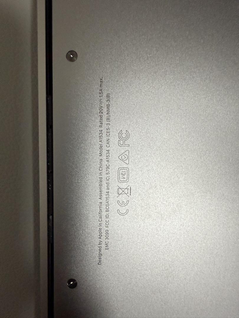 MacBook 12インチ メモリ16GB SSD256GB 2017年製