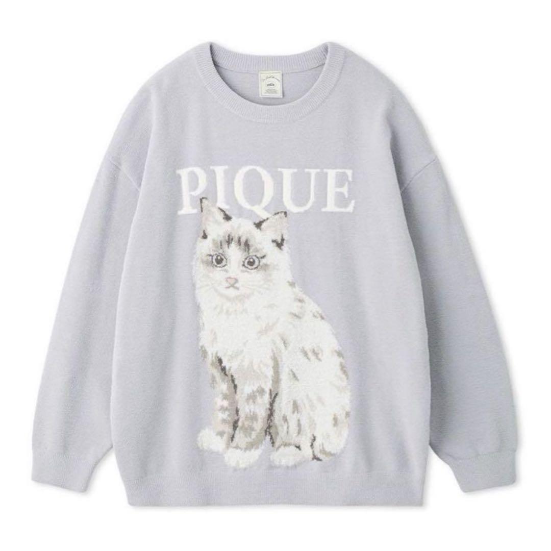 gelatopique ジェラピケ CAT ジャガードプルオーバー ブルー
